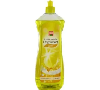 Liquide vaisselle Dégraissant citron 750ml Belle France