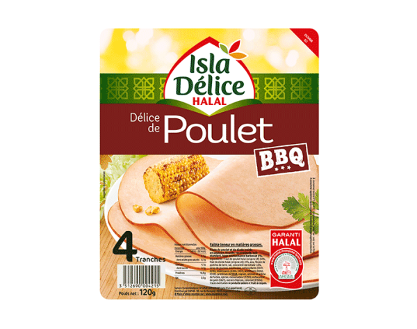 Tranches poulet "Halal" 120g Isla Délice