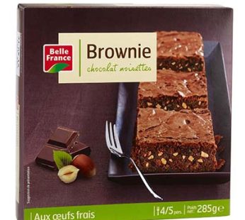 Belle France brownie chocolat noisette 285g