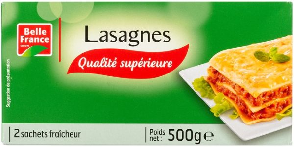 Lasagnes 500g Belle France