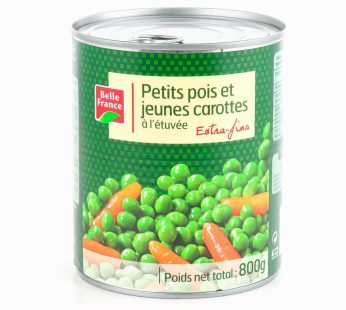 Belle France  conserve petits pois et carottes 400g