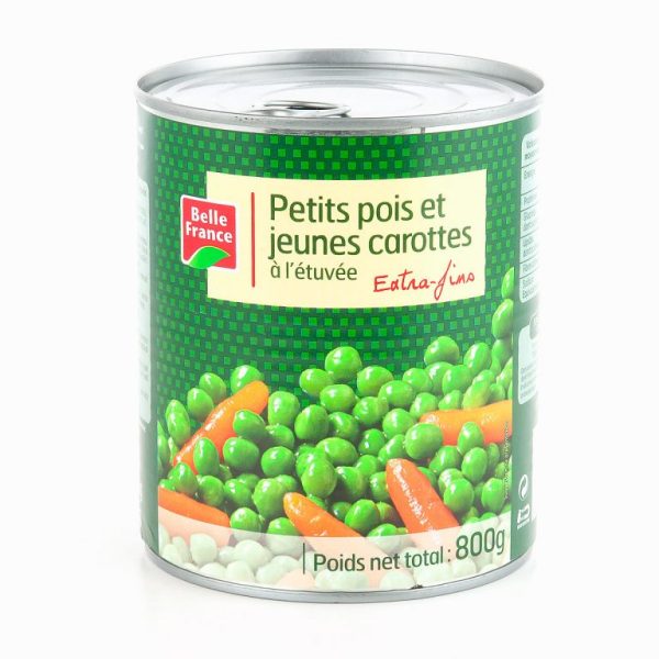 Belle France  conserve petits pois et carottes 400g