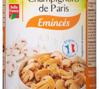 Champignon de Paris emincés 390g Belle France