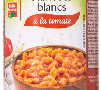 Haricots blancs à la tomate 400g Belle France