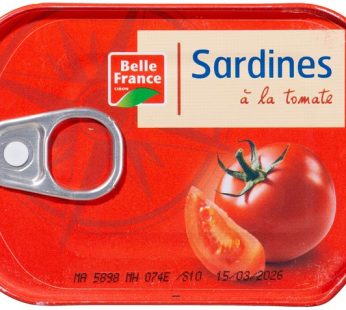 Sardines à la tomate 88g Belle France