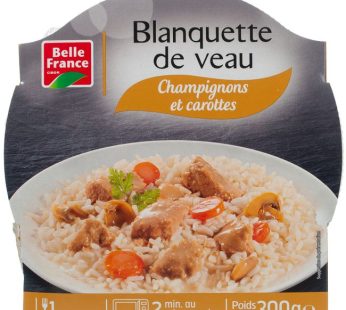 Blanquette de veau Champignon et carottes 300g Belle France