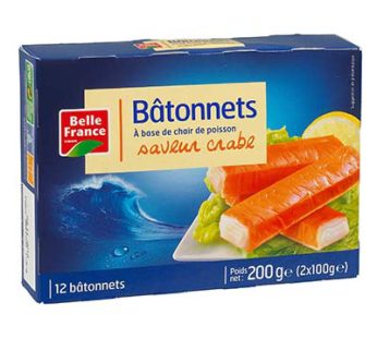 Bâtonnets de Surimi saveur crabe 200g Belle France