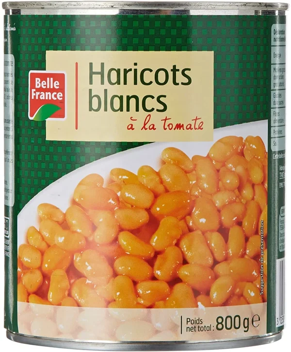 Haricots blancs à la tomate 800g Belle France