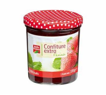 Confiture extra fraises 370g Belle France