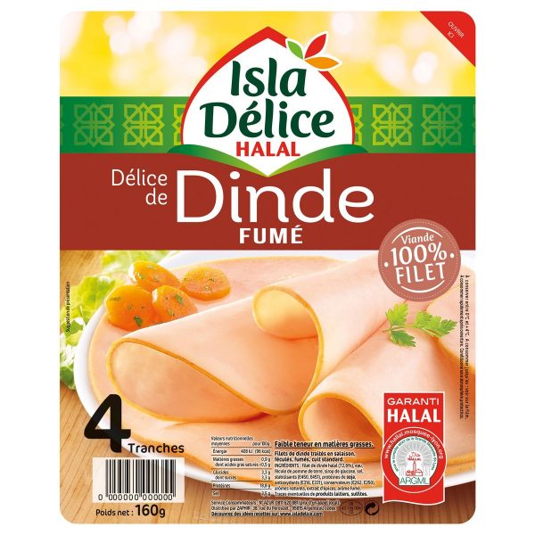 Délice de Dinde Isla Délice "Halal" 160g