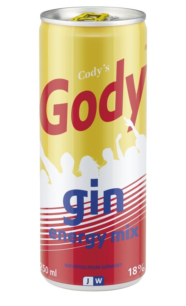 Gody gin energy mix 250ml