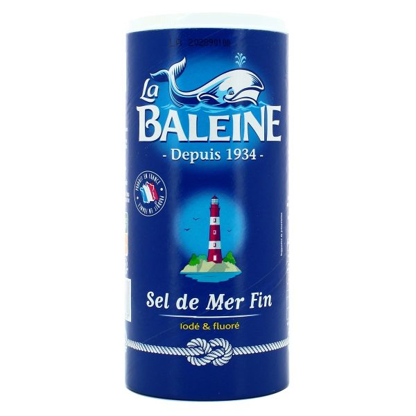 Sel de mer fin 550g La BALEINE