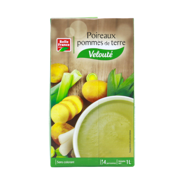 Poireaux pommes de terre Velouté 1L Belle France