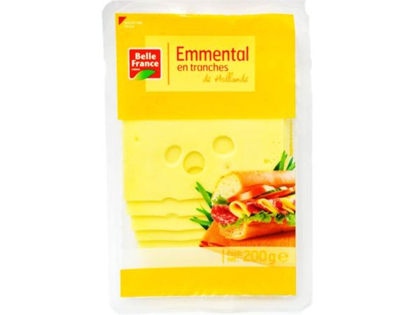 Emmental en tranchés 200g Belle France