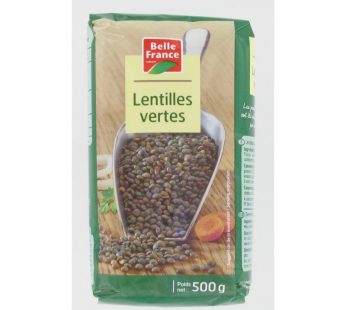 Lentilles vertes 500g Belle France