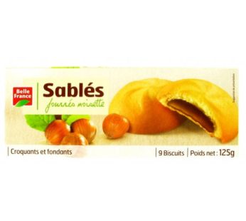 Sablés fourrés noisette 125g