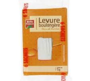 6 Sachets Levure boulangère Belle France