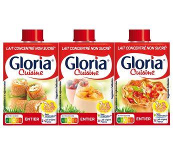 3x Lait concentré Gloria cuisine