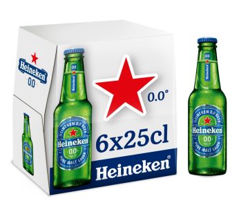 Heineken sans alcool 6x25cl